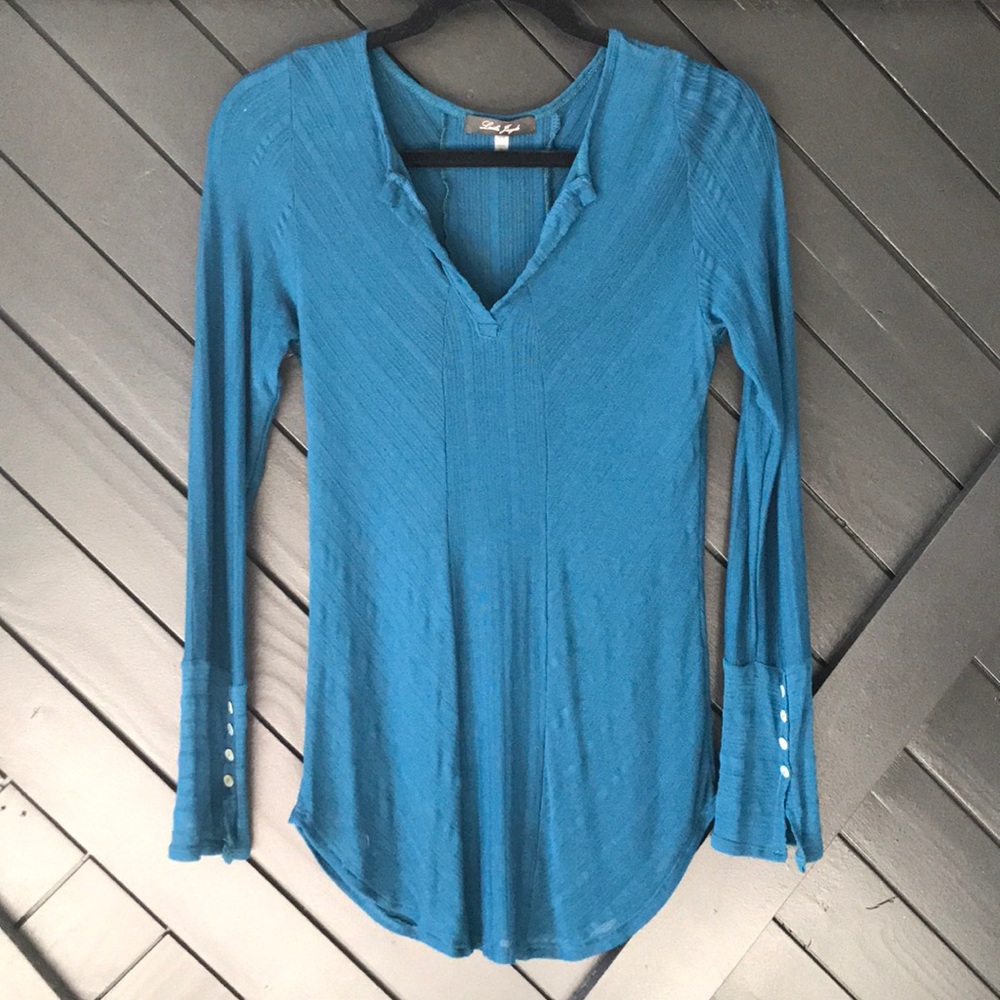 Laila Jayde sheer tunic top